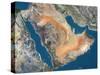 Arabian Peninsula, Satellite Image-null-Stretched Canvas