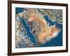 Arabian Peninsula, Satellite Image-null-Framed Photographic Print