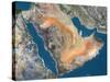 Arabian Peninsula, Satellite Image-null-Stretched Canvas