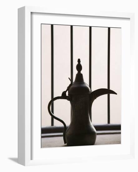 Arabian Water Carafe, Nizwa Fort, Western Hajar Mountains, Oman-Walter Bibikow-Framed Photographic Print