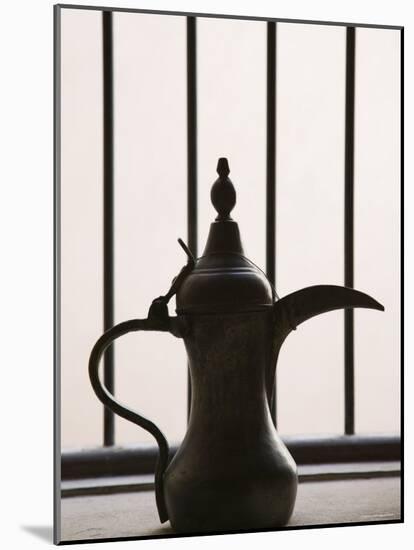 Arabian Water Carafe, Nizwa Fort, Western Hajar Mountains, Oman-Walter Bibikow-Mounted Photographic Print