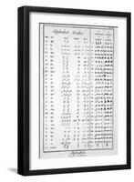 Arabic Alphabet-null-Framed Giclee Print