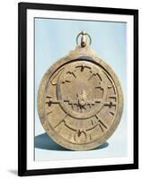 Arabic Brass Astrolabe Dating from 16th Century, Damascus Museum, Syria, Middle East-Ursula Gahwiler-Framed Photographic Print