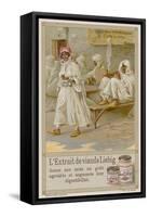 Arabic Cafe in Algeria-null-Framed Stretched Canvas