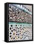 Arabic Calligraphy and Zellij Tilework, Bou Inania Medersa, Medina, Fez, Morocco-Martin Child-Framed Stretched Canvas