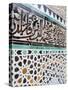 Arabic Calligraphy and Zellij Tilework, Bou Inania Medersa, Medina, Fez, Morocco-Martin Child-Stretched Canvas