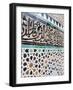 Arabic Calligraphy and Zellij Tilework, Bou Inania Medersa, Medina, Fez, Morocco-Martin Child-Framed Photographic Print