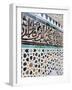 Arabic Calligraphy and Zellij Tilework, Bou Inania Medersa, Medina, Fez, Morocco-Martin Child-Framed Photographic Print