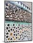 Arabic Calligraphy and Zellij Tilework, Bou Inania Medersa, Medina, Fez, Morocco-Martin Child-Mounted Photographic Print