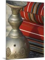 Arabic Cushions and Pot, Dubai, United Arab Emirates, Middle East-Amanda Hall-Mounted Photographic Print