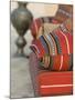 Arabic Cushions, Dubai, United Arab Emirates, Middle East-Amanda Hall-Mounted Photographic Print