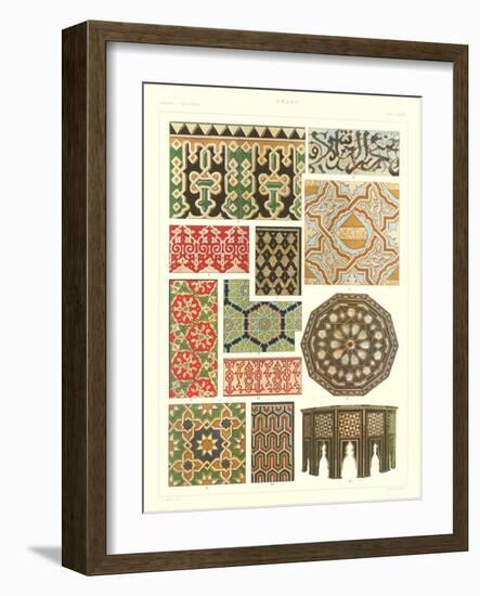 Arabic Design Motifs-null-Framed Art Print