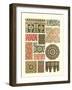 Arabic Design Motifs-null-Framed Art Print