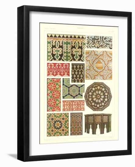 Arabic Design Motifs-null-Framed Art Print