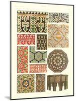 Arabic Design Motifs-null-Mounted Art Print