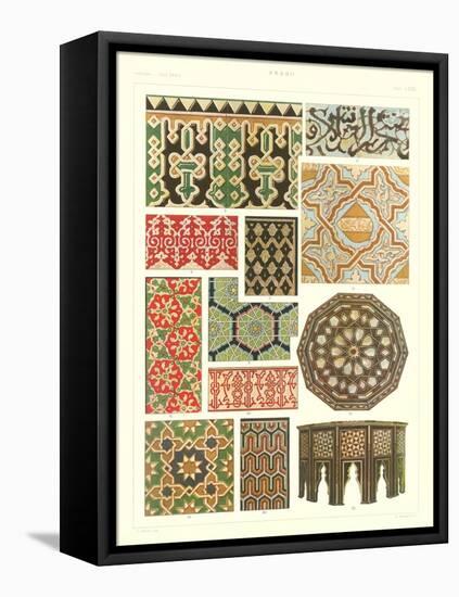 Arabic Design Motifs-null-Framed Stretched Canvas