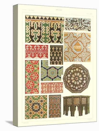 Arabic Design Motifs-null-Stretched Canvas