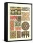 Arabic Design Motifs-null-Framed Stretched Canvas