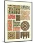 Arabic Design Motifs-null-Mounted Art Print