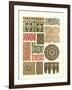 Arabic Design Motifs-null-Framed Art Print