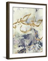 Arabic Encaustic I-Jennifer Goldberger-Framed Art Print