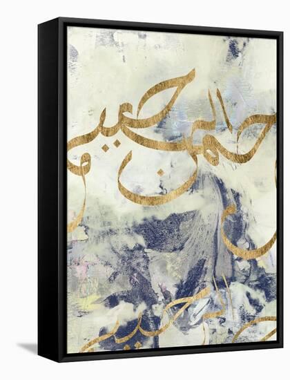 Arabic Encaustic I-Jennifer Goldberger-Framed Stretched Canvas