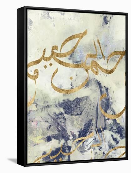 Arabic Encaustic I-Jennifer Goldberger-Framed Stretched Canvas