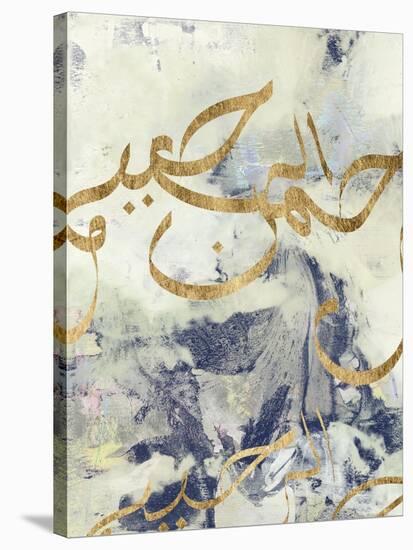 Arabic Encaustic I-Jennifer Goldberger-Stretched Canvas