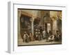 Arabic Figures in a Coffee House, 1870-Carl Friedrich Heinrich Werner-Framed Giclee Print