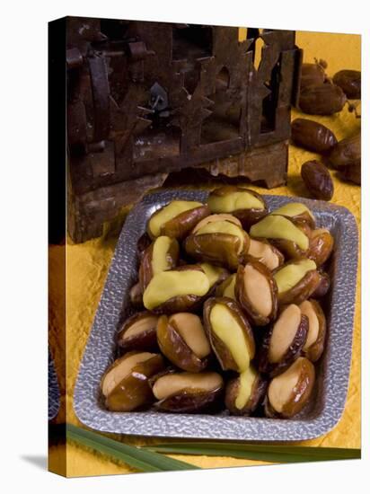 Arabic Food, Dates Stuffed with Almonds Paste, Middle East-Tondini Nico-Stretched Canvas