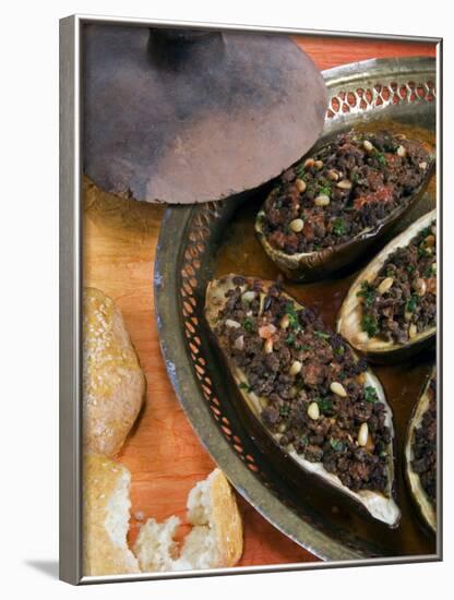 Arabic Food, Stuffed Aubergines, Middle East-Tondini Nico-Framed Photographic Print