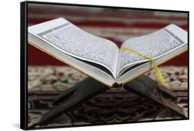 Arabic Holy Quran (Koran), Jamiul Islamiyah Mosque-Godong-Framed Stretched Canvas