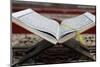 Arabic Holy Quran (Koran), Jamiul Islamiyah Mosque-Godong-Mounted Photographic Print