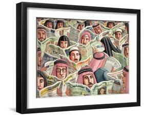 Arabic Papers, 2005-PJ Crook-Framed Giclee Print