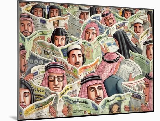 Arabic Papers, 2005-PJ Crook-Mounted Giclee Print