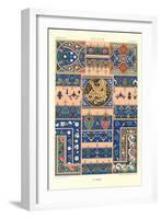 Arabic Tile Design-null-Framed Premium Giclee Print