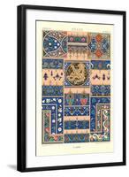 Arabic Tile Design-null-Framed Art Print