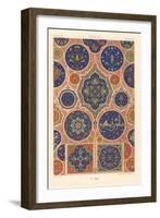 Arabic Tile Design-null-Framed Art Print