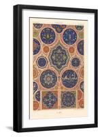 Arabic Tile Design-null-Framed Art Print