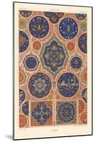 Arabic Tile Design-null-Mounted Art Print