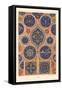 Arabic Tile Design-null-Framed Stretched Canvas