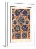 Arabic Tile Design-null-Framed Art Print