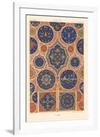 Arabic Tile Design-null-Framed Art Print