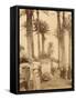 Arabic Village Along the Nile (Egypt)-Felix Bonfils-Framed Stretched Canvas