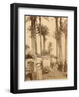 Arabic Village Along the Nile (Egypt)-Felix Bonfils-Framed Photographic Print