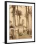 Arabic Village Along the Nile (Egypt)-Felix Bonfils-Framed Photographic Print