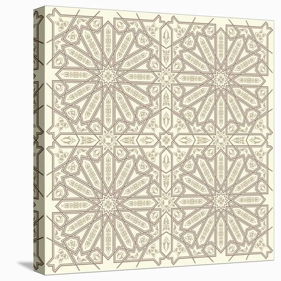 Arabic Vintage Seamless Ornament for Background Design-Ataly-Stretched Canvas