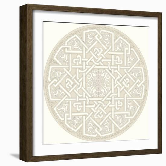 Arabic Vintage Seamless Ornament for Background Design-Ataly-Framed Photographic Print