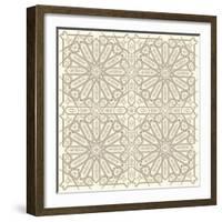 Arabic Vintage Seamless Ornament for Background Design-Ataly-Framed Photographic Print