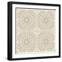 Arabic Vintage Seamless Ornament for Background Design-Ataly-Framed Photographic Print